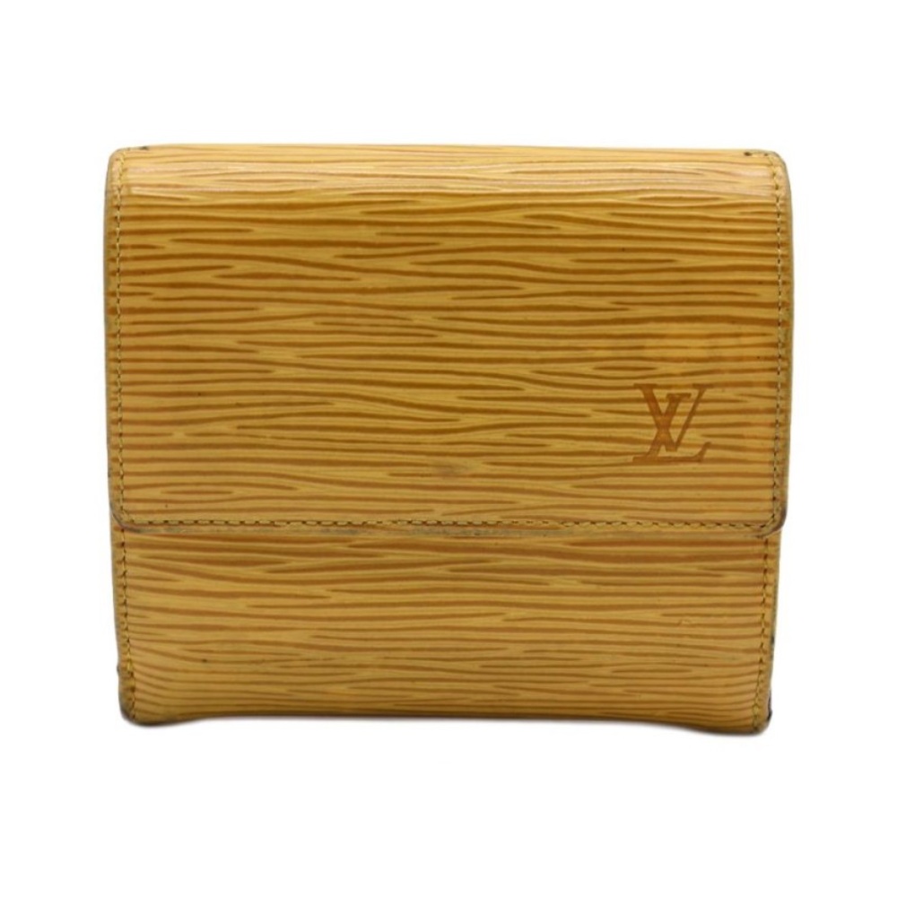 Louis Vuitton Yellow Epi Leather Elise Wallet